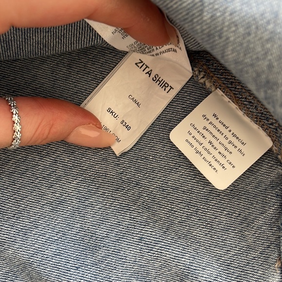 DL1961 Denim Shacket - Picture 6 of 7